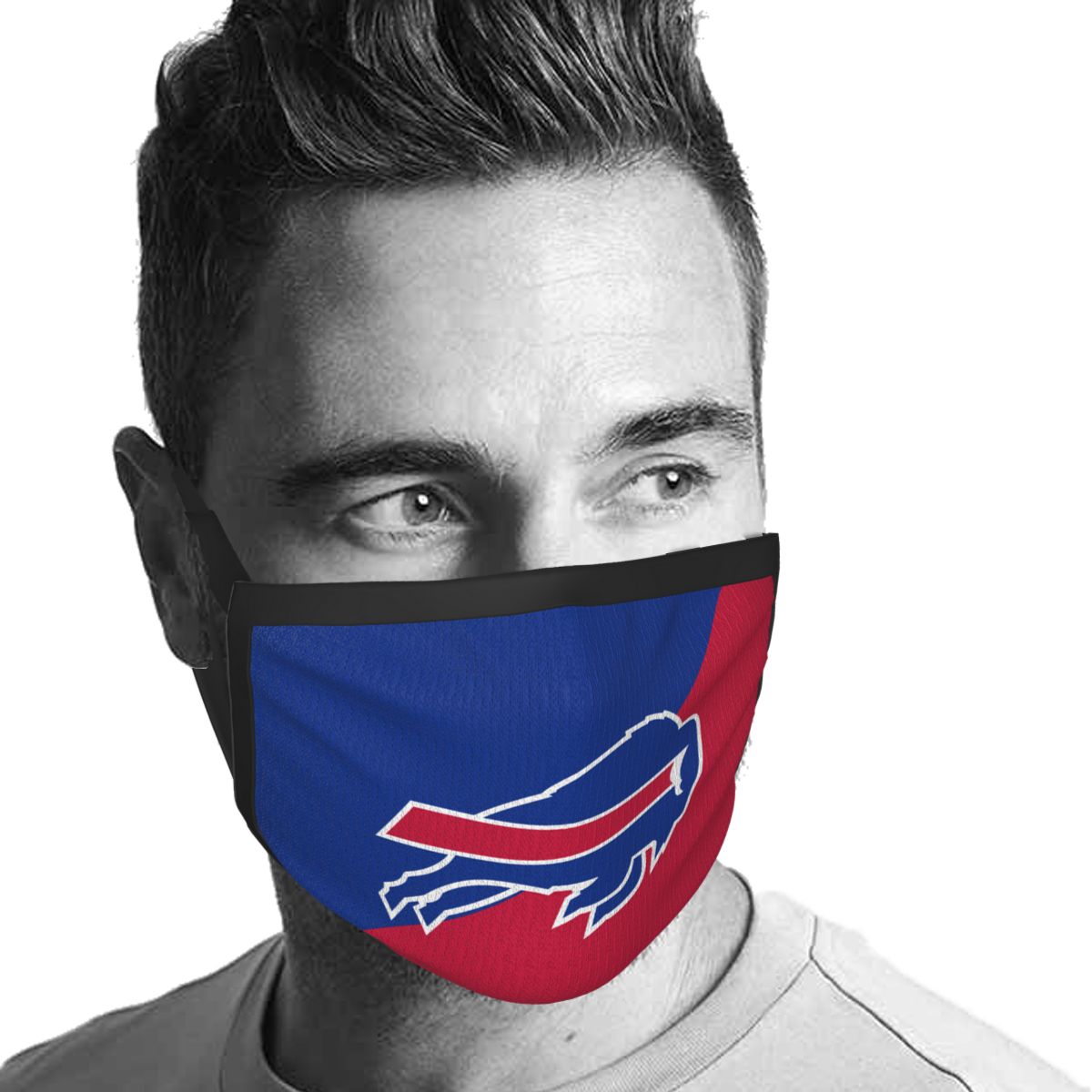 Custom Football Personalized Buffalo Bills Dust Face Mask With Filters PM 2.5