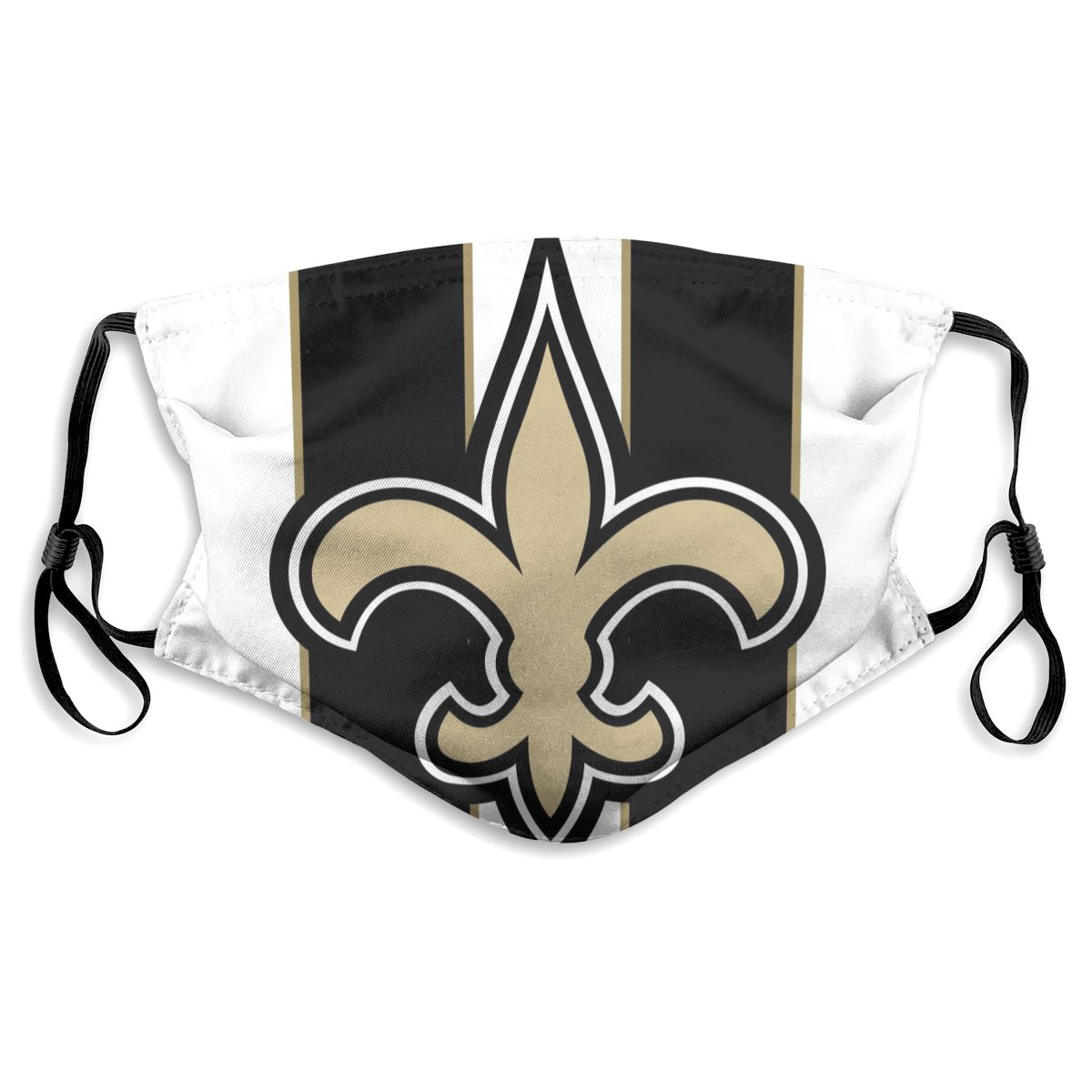 Custom Football Personalized NO.Saint 01- White Dust Face Mask With Filters PM 2.5