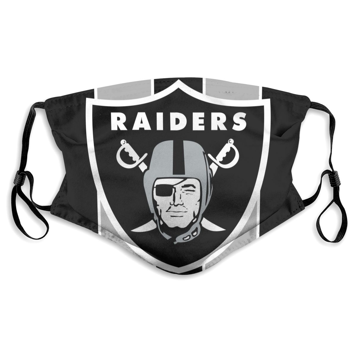 Custom Football Personalized O.Raider 01- Black Dust Face Mask With Filters PM 2.5