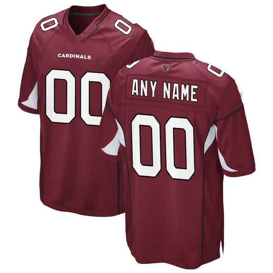Arizona Cardinals Cardinal Custom Game Jersey Stitched Football Jerseys