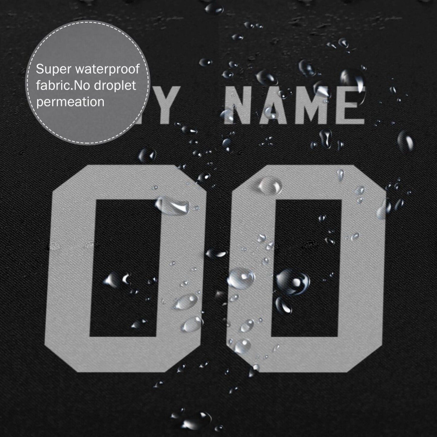 Custom Football Las Vegas Raiders style personalized shower curtain custom design name and number set of 12 shower curtain hooks Rings