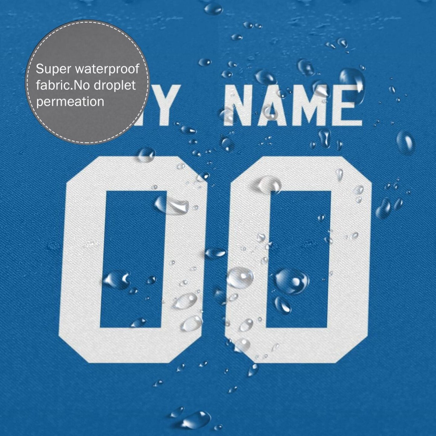 Custom Football Indianapolis Colts style personalized shower curtain custom design name and number set of 12 shower curtain hooks Rings