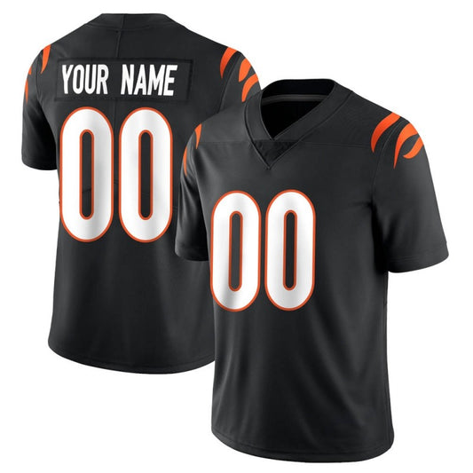 Custom Black Football Cincinnati Bengals Limited Jerseys 2022 Super Bowl LVI