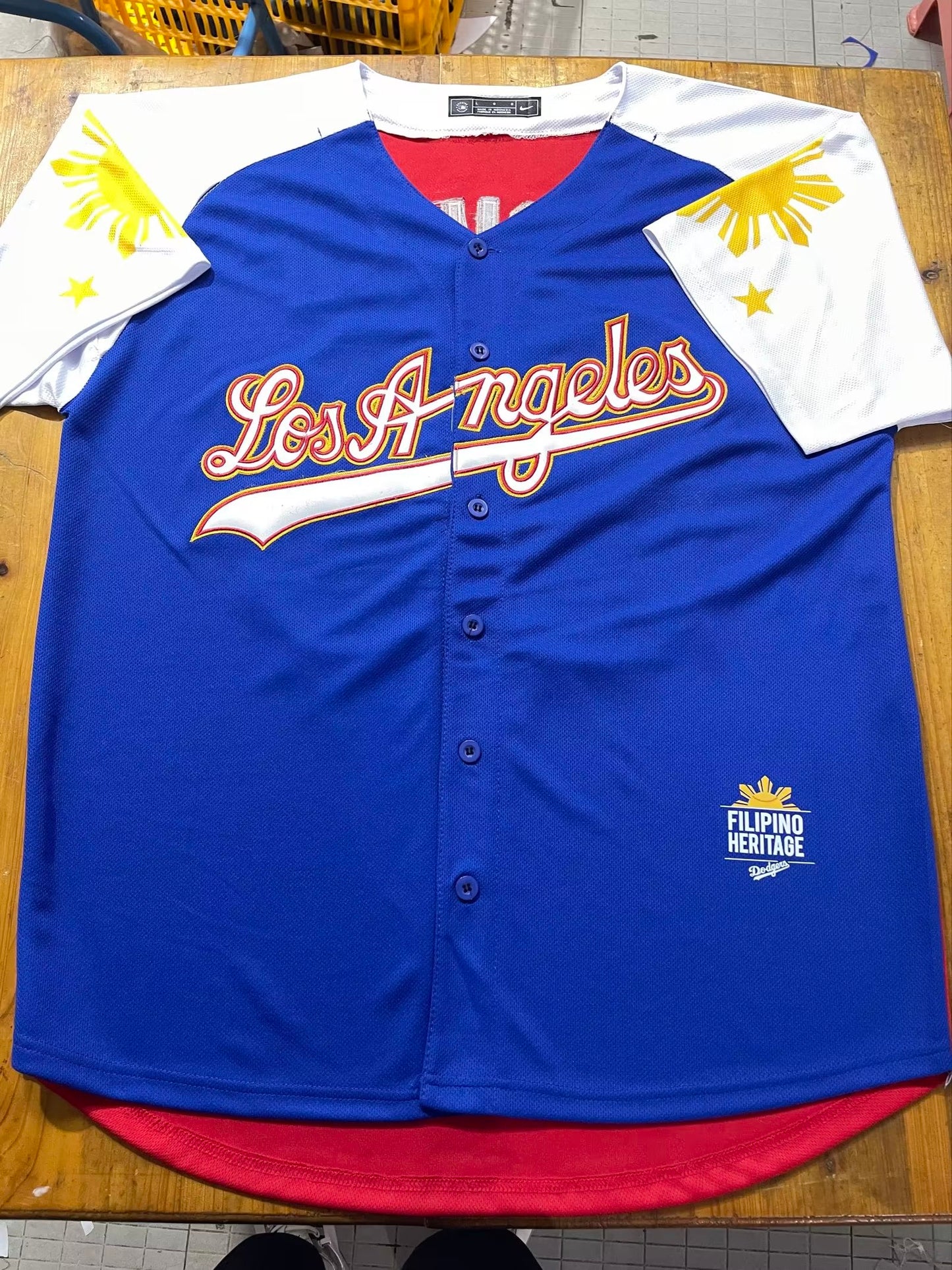 Custom Los Angeles Dodgers jerseys Blue Red Stitched Personalized Baseball Jerseys