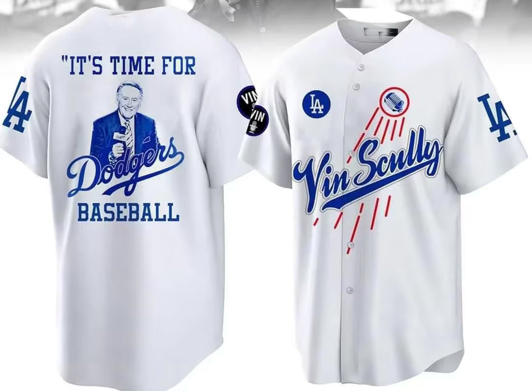 Custom New Baseball 2022 Los Angeles Dodgers White Jerseys