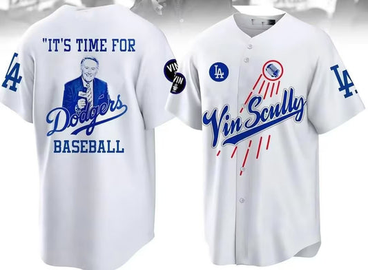 Custom New Baseball 2022 Los Angeles Dodgers White Jerseys