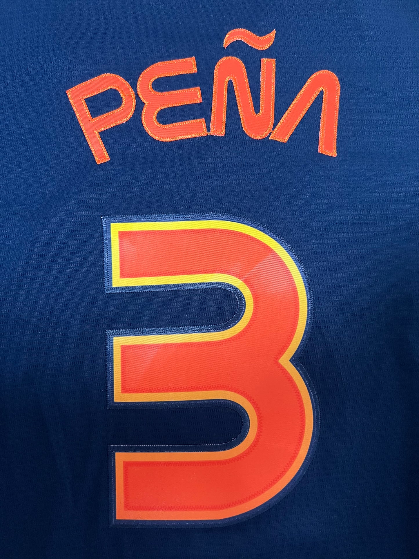 Baseball Jerseys New Houston Astros 3 Jeremy Pena Navy Stitched 2022 Space City Connect Jerseys