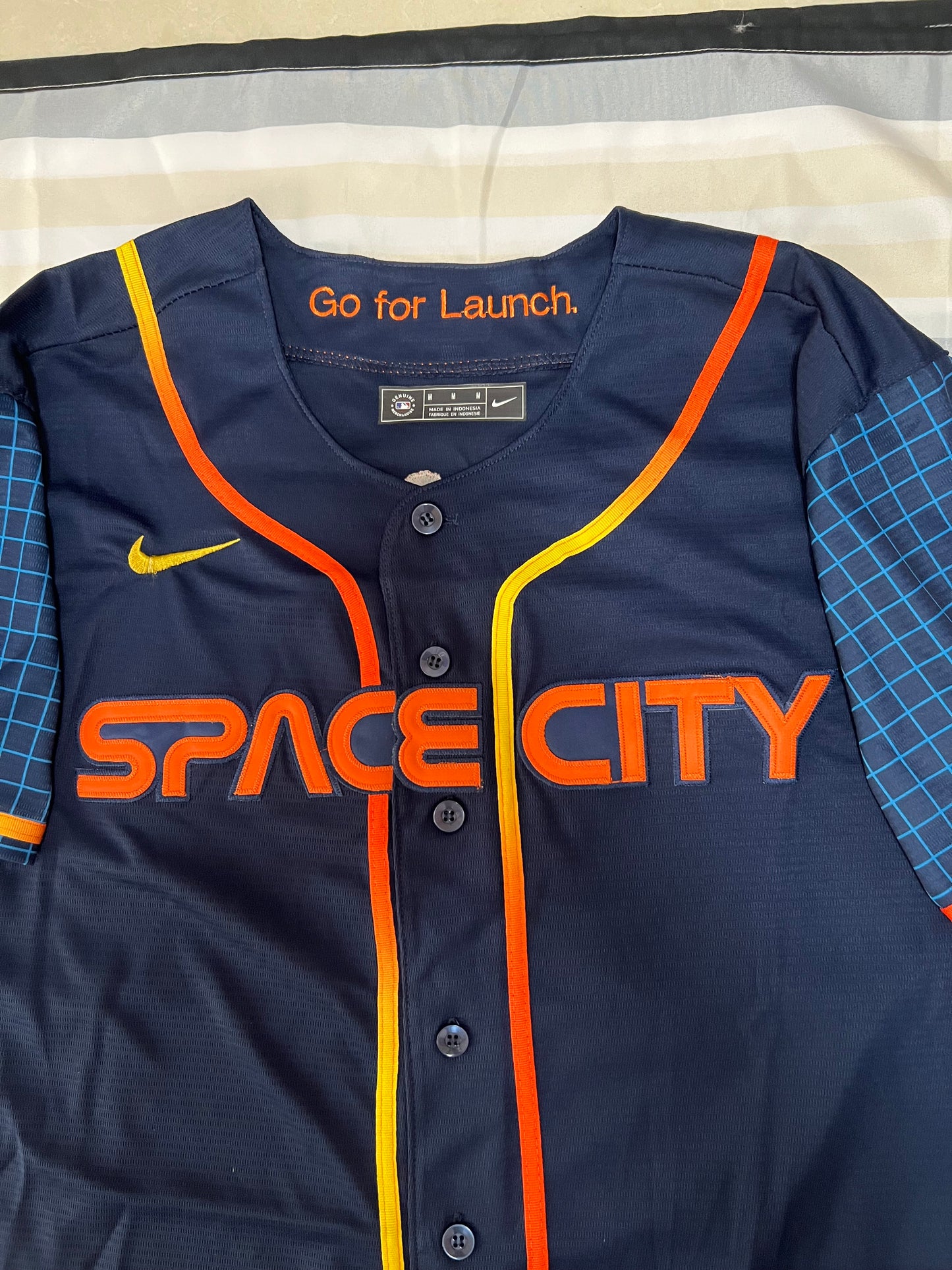 Baseball Jerseys New Houston Astros 44 Yordan Alvarez Navy Stitched 2022 Space City Connect Jerseys