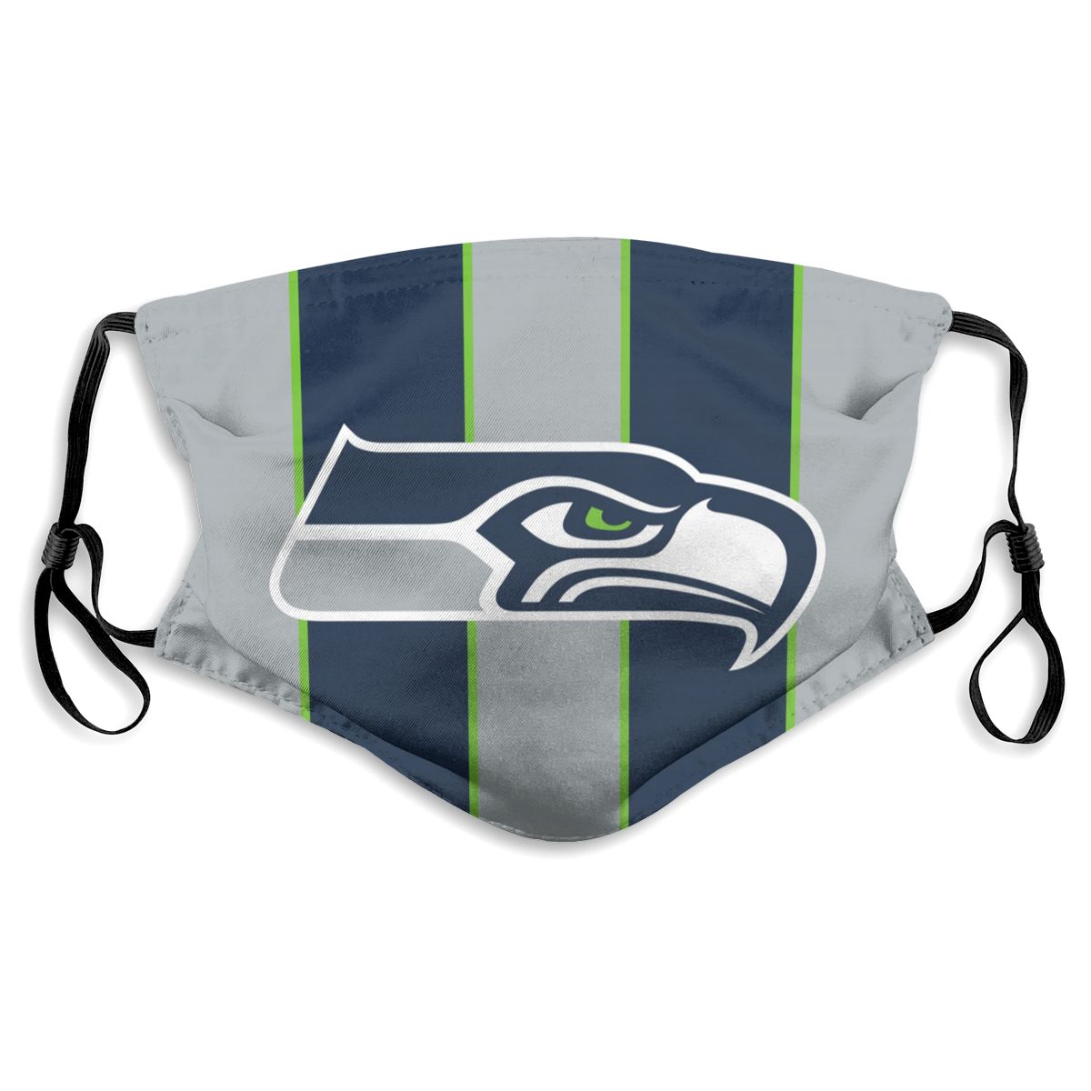 Custom Football Personalized S.Seahawk 01- Grey Dust Face Mask With Filters PM 2.5