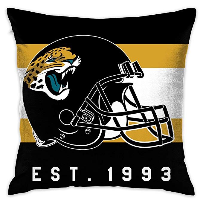 Personalized Football Jacksonville Jaguars Design Pillowcase Decorative Throw Pillow Cover