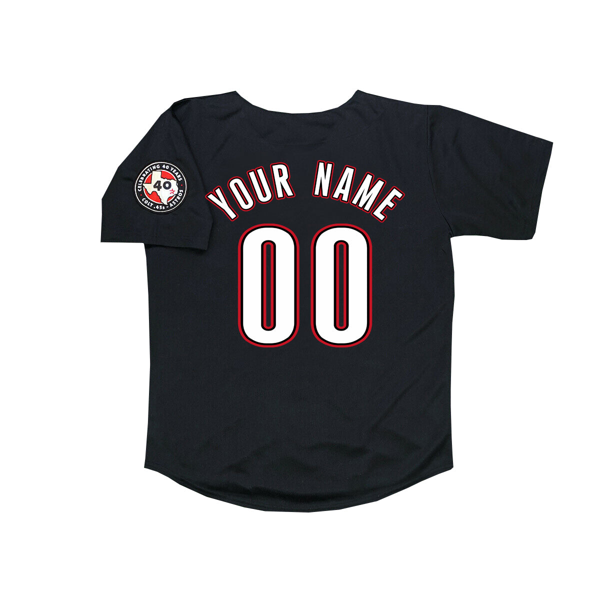 Custom 2012 Houston Astros Black Men's Jersey Stitched