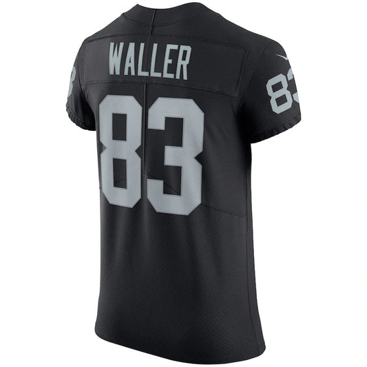 LV.Raiders #83 Darren Waller Black Vapor Elite Jersey Stitched American Football Jerseys