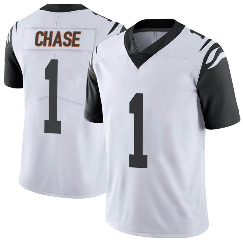 Men's #1 Ja'Marr Chase Cincinnati Bengals Limited Stitched Jerseys
