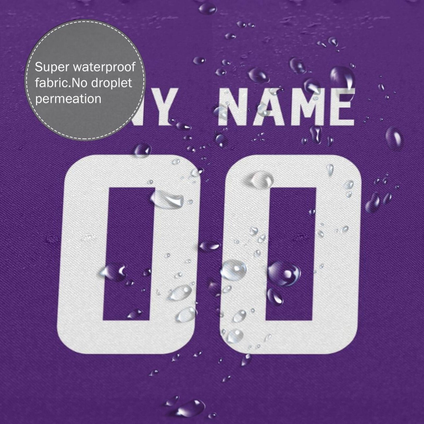 Custom Football Minnesota Vikings style personalized shower curtain custom design name and number set of 12 shower curtain hooks Rings