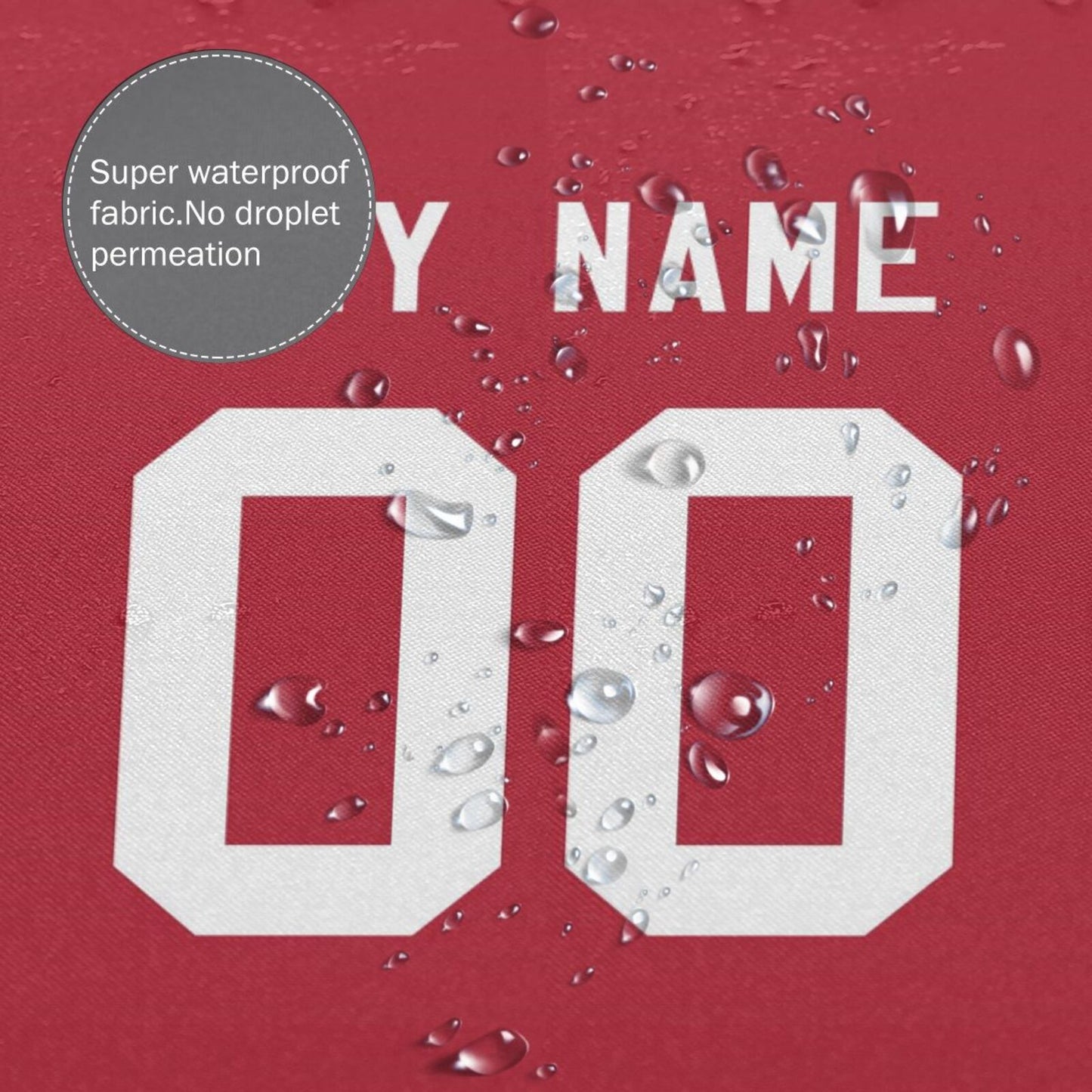 Custom Football San Francisco 49ers style personalized shower curtain custom design name and number set of 12 shower curtain hooks Rings