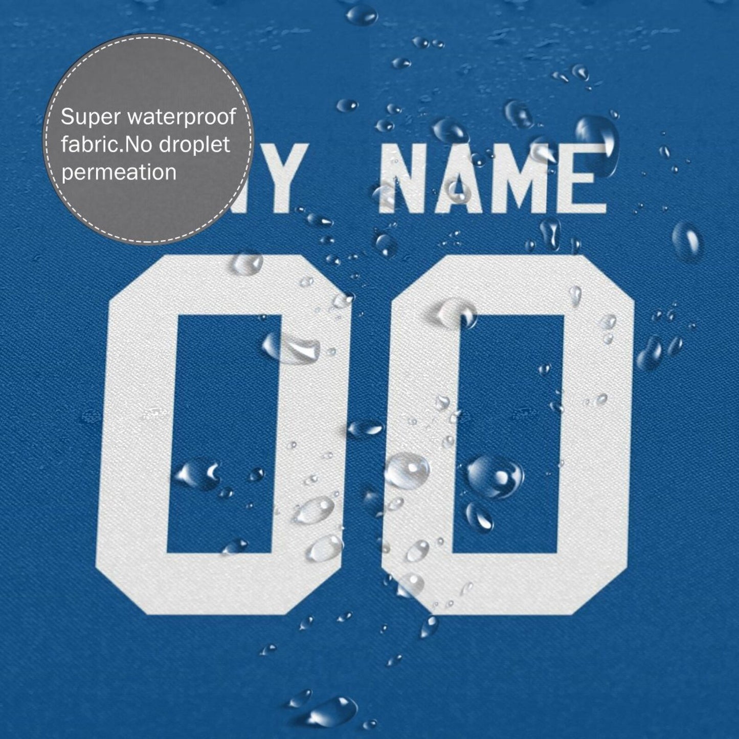 Custom Football New York Giants style personalized shower curtain custom design name and number set of 12 shower curtain hooks Rings