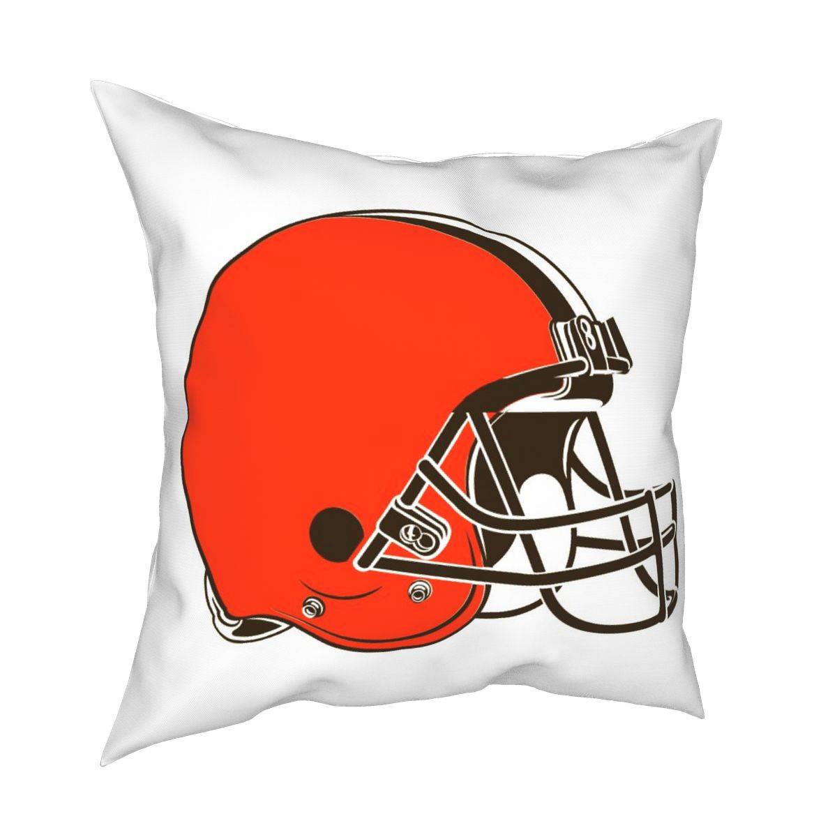Custom Decorative Football Pillow Case Cleveland Browns White Pillowcase Personalized Throw Pillow Covers