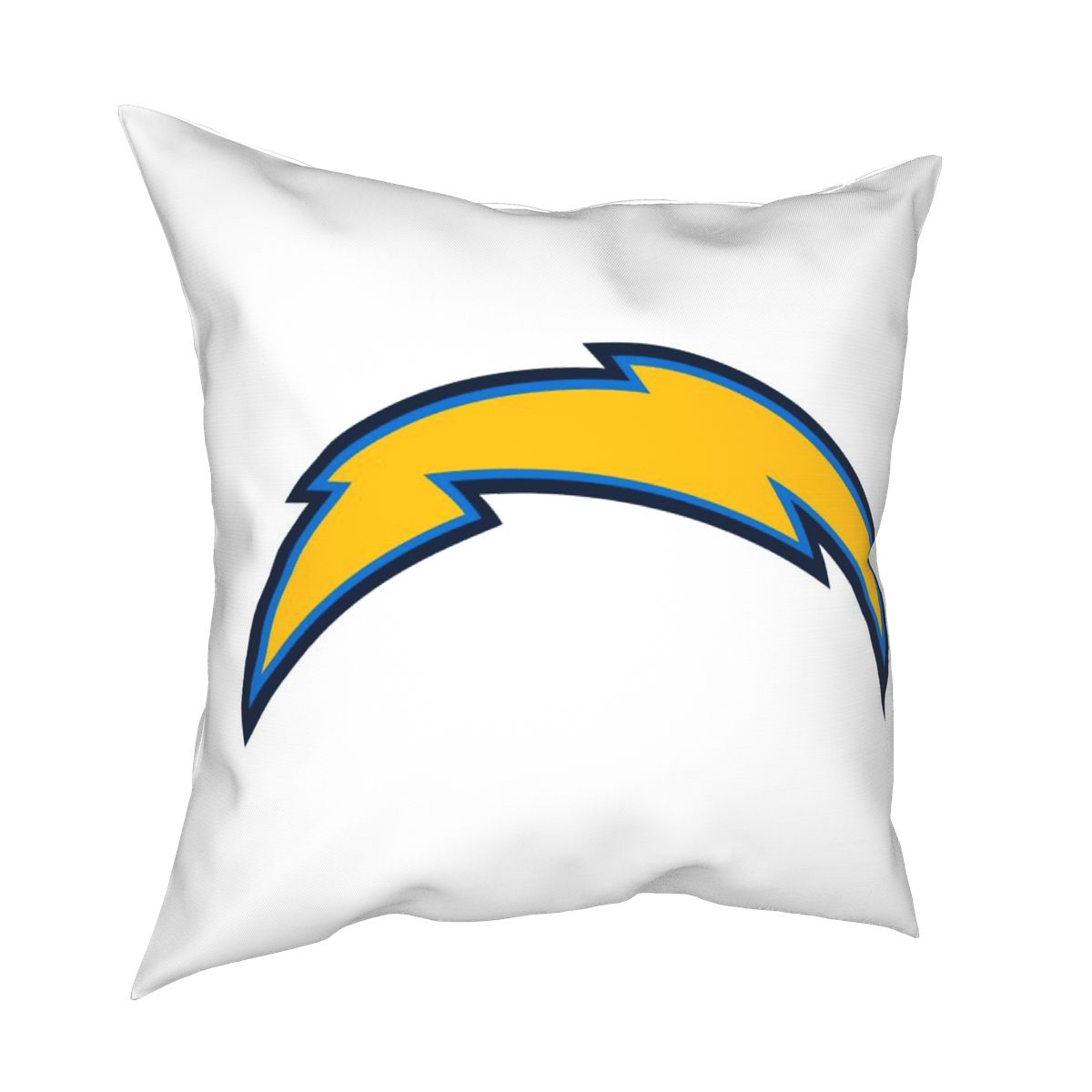 Custom Decorative Football Pillow Case Los Angeles Chargers White Pillowcase Personalized Throw Pillow Covers