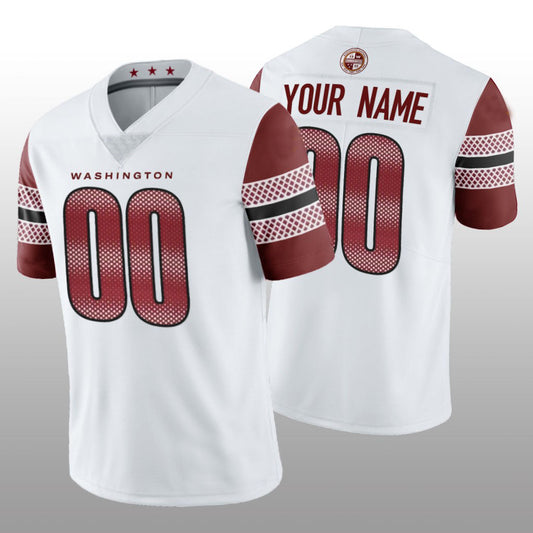 White Washington Commanders Custom Vapor Limited Jersey