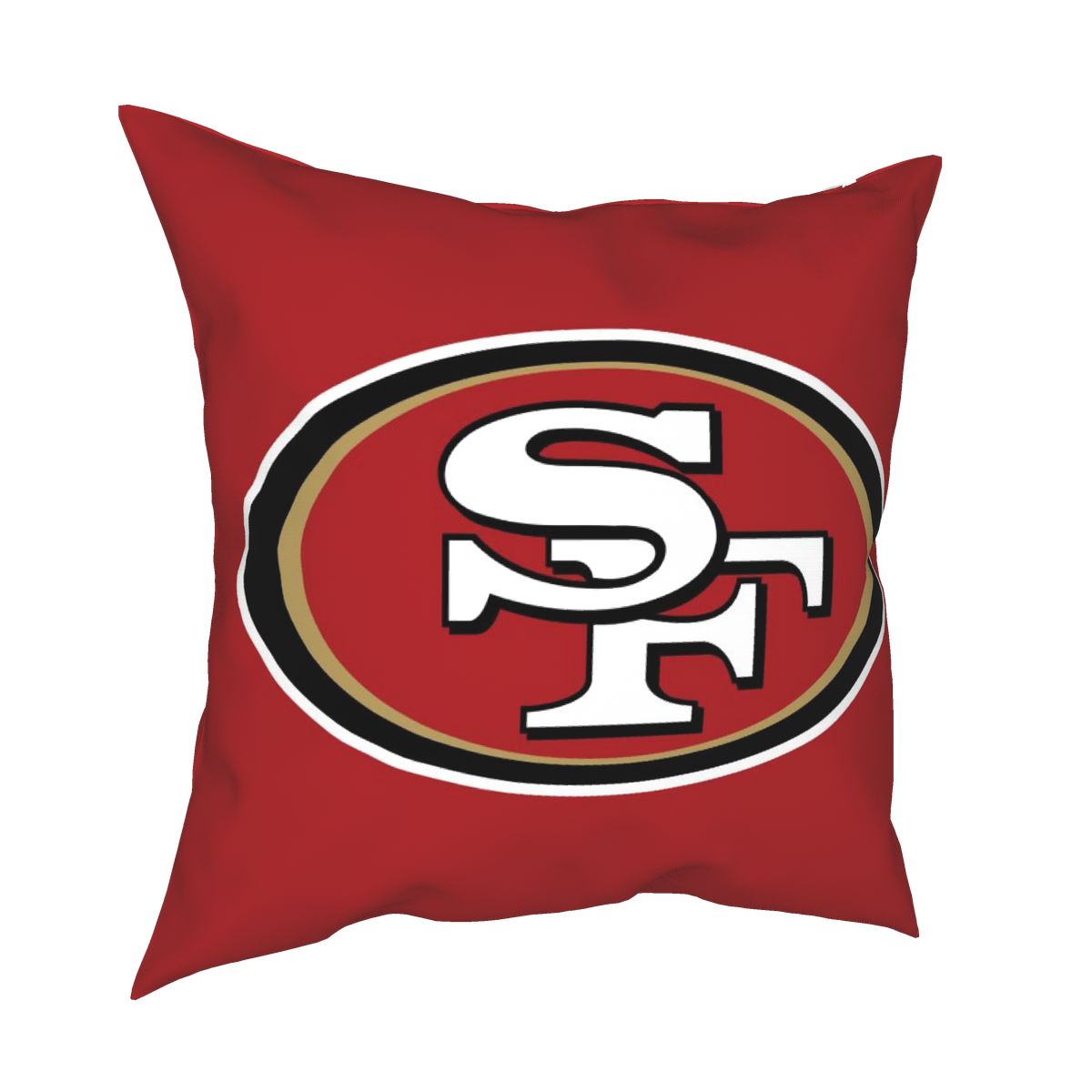 Custom Decorative Football Pillow Case San Francisco 49ers Red Pillowcase Personalized Throw Pillow Covers