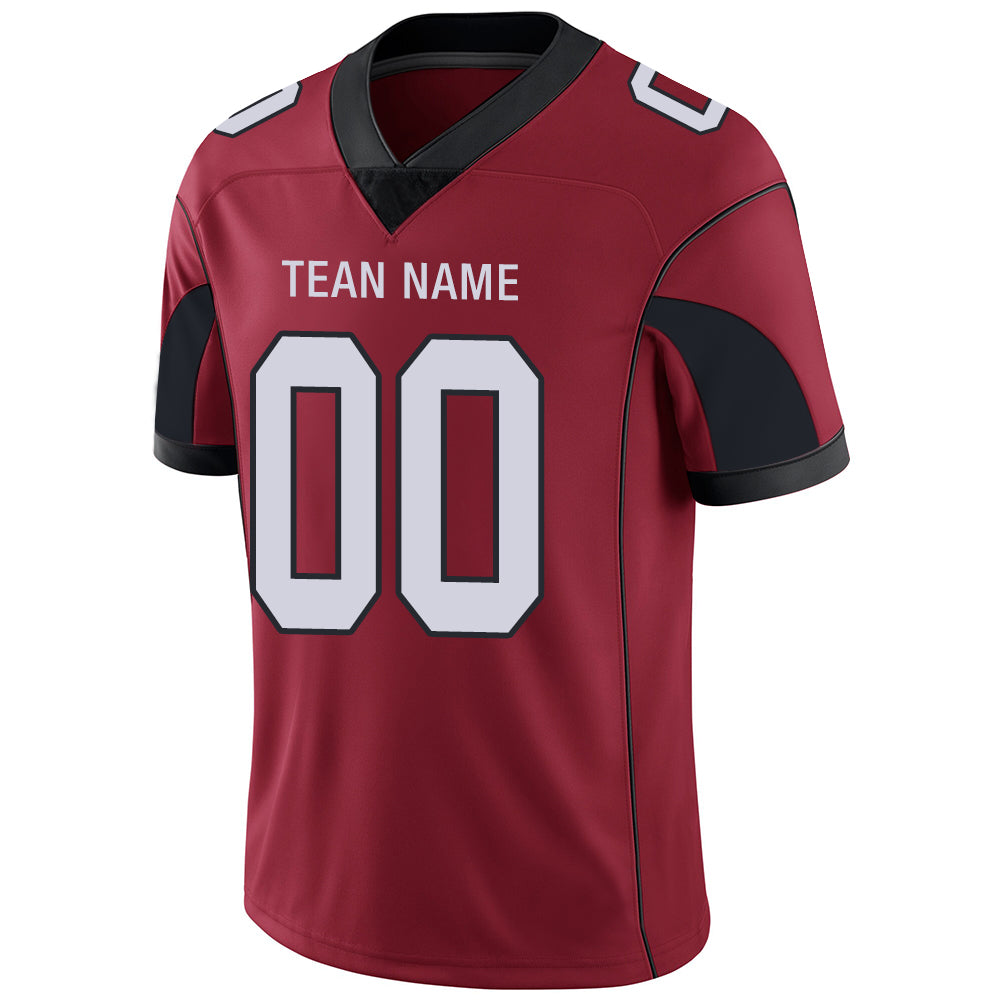 Custom Men's American Arizona Red Stitched Football Jerseys