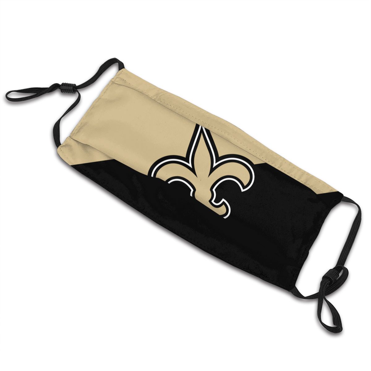 Custom Football Personalized New Orleans Saints Dust Face Mask With Filters PM 2.5