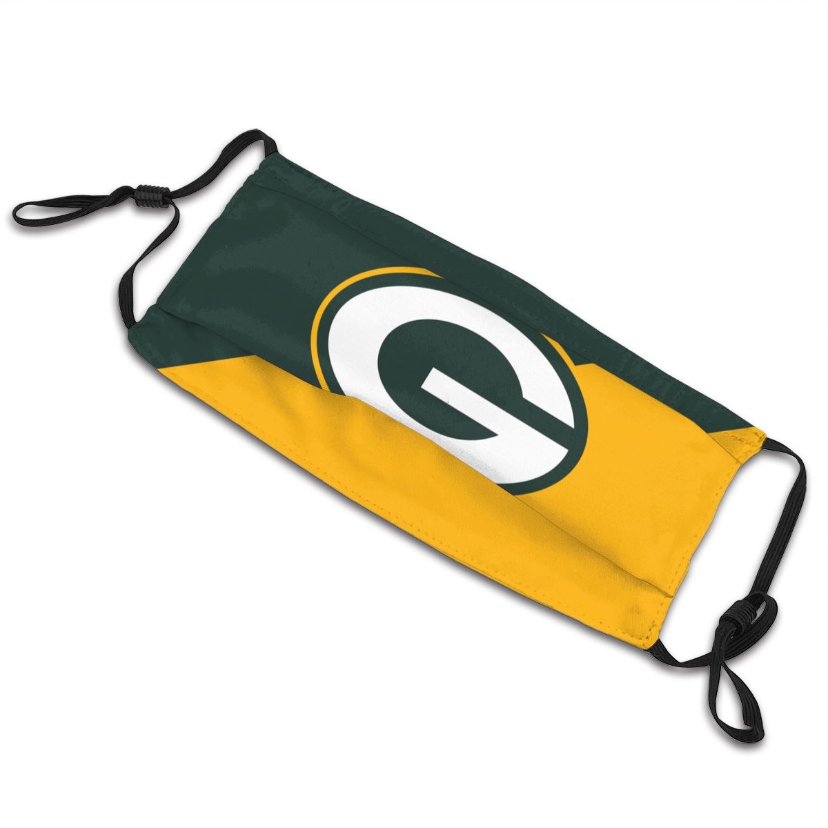 Custom Football Personalized Green Bay Packers Dust Face Mask With Filters PM 2.5