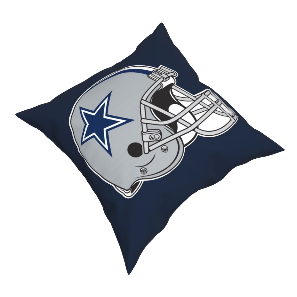 Custom Decorative Football Pillow Case Navy Dallas Cowboys Pillowcase Personalized Throw Pillow Covers