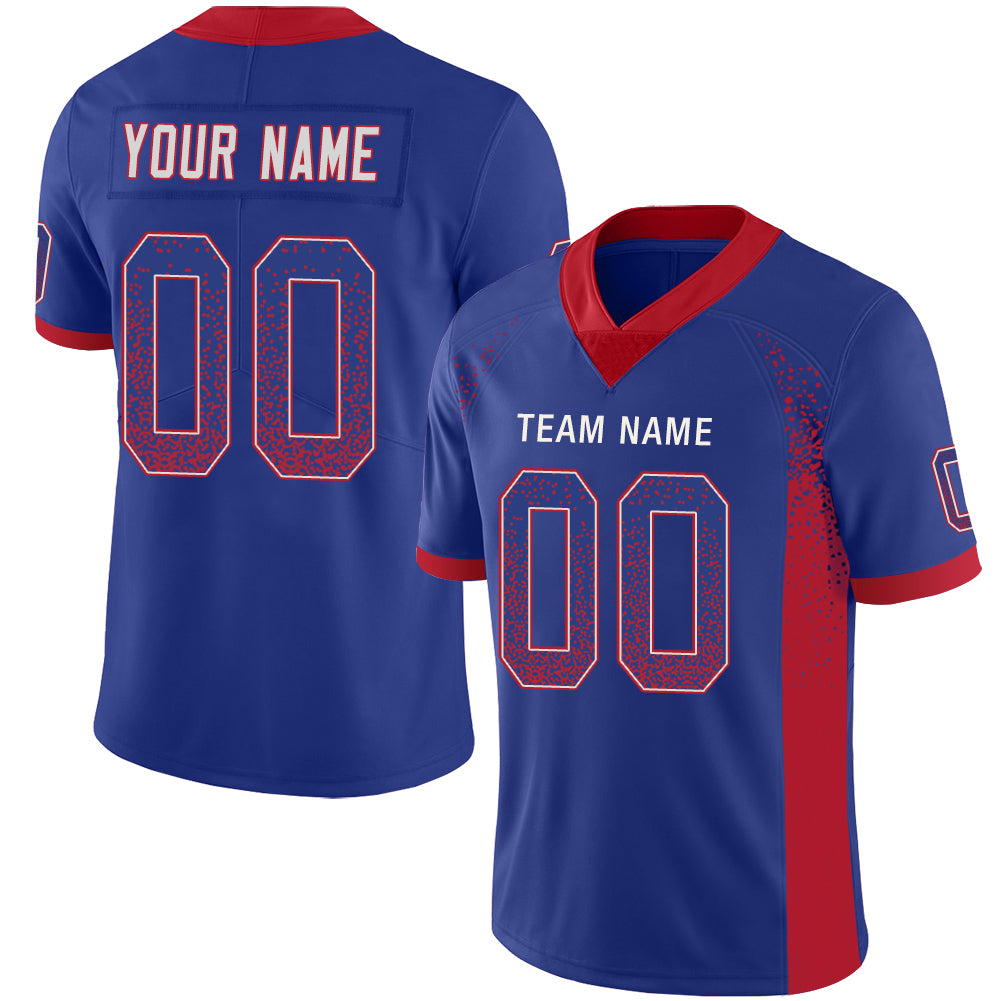 Custom Buffalo Bills Stitched American Football Jerseys Personalize Birthday Gifts Blue Jersey