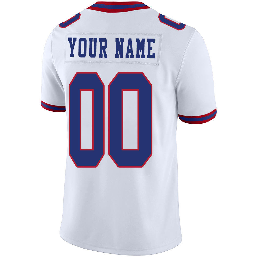 Custom Buffalo Bills Stitched American Football Jerseys Personalize Birthday Gifts White Jersey