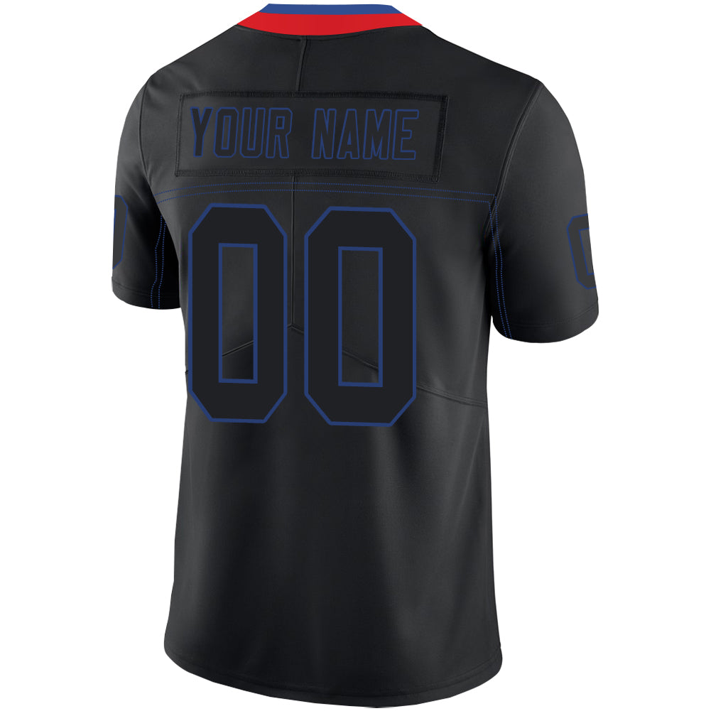 Custom Buffalo Bills Stitched American Football Jerseys Personalize Birthday Gifts Black Jersey