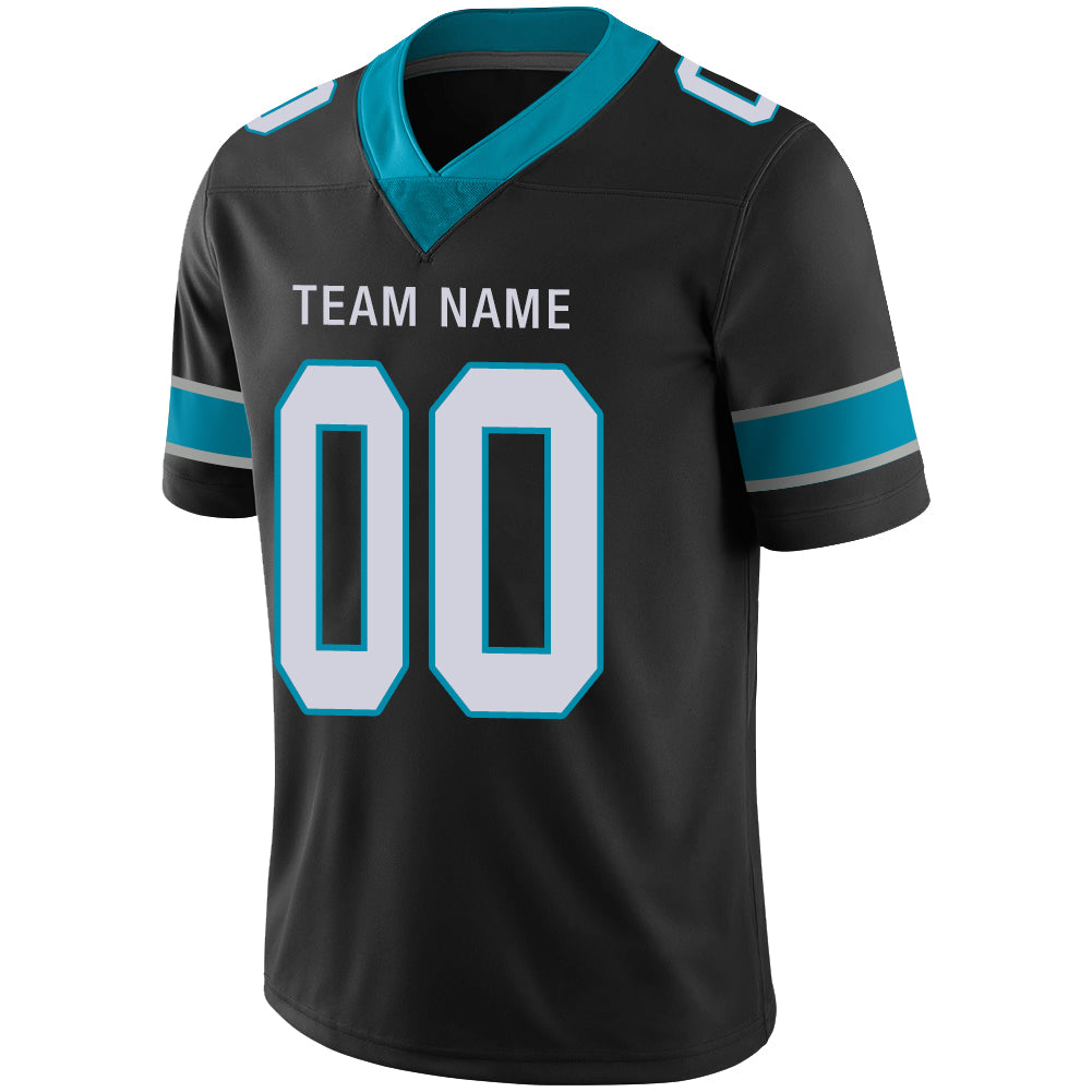 Custom Carolina Panthers Stitched American Football Jerseys Personalize Birthday Gifts Black Jersey