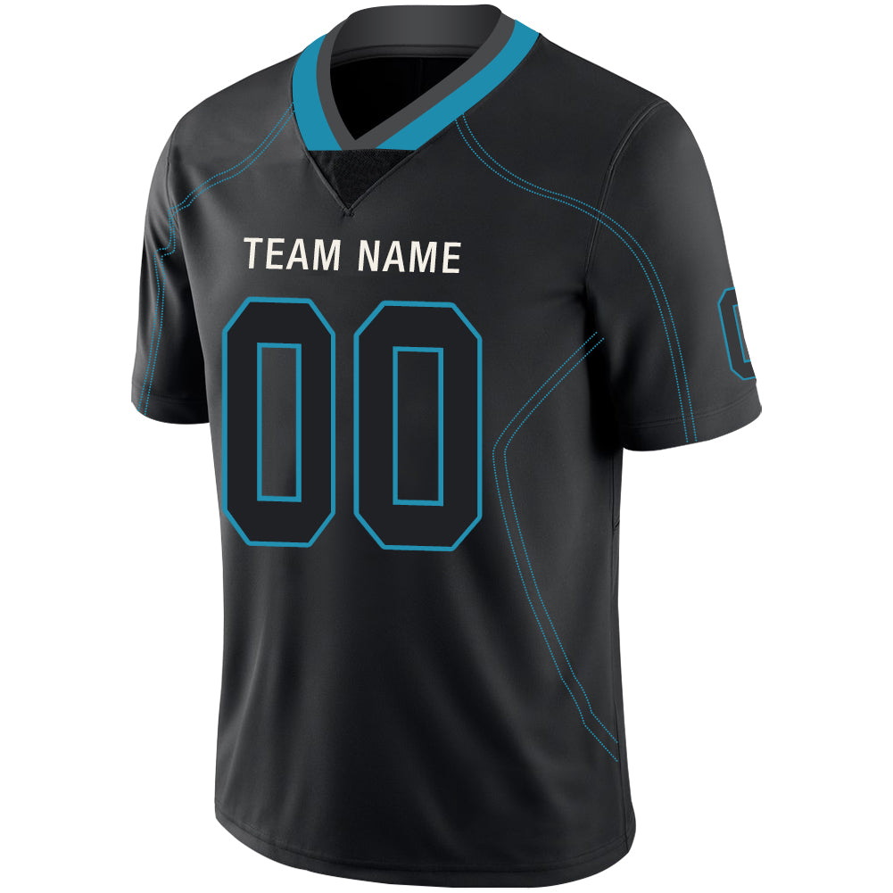 Custom Carolina Panthers Stitched American Football Jerseys Personalize Birthday Gifts Black Jersey