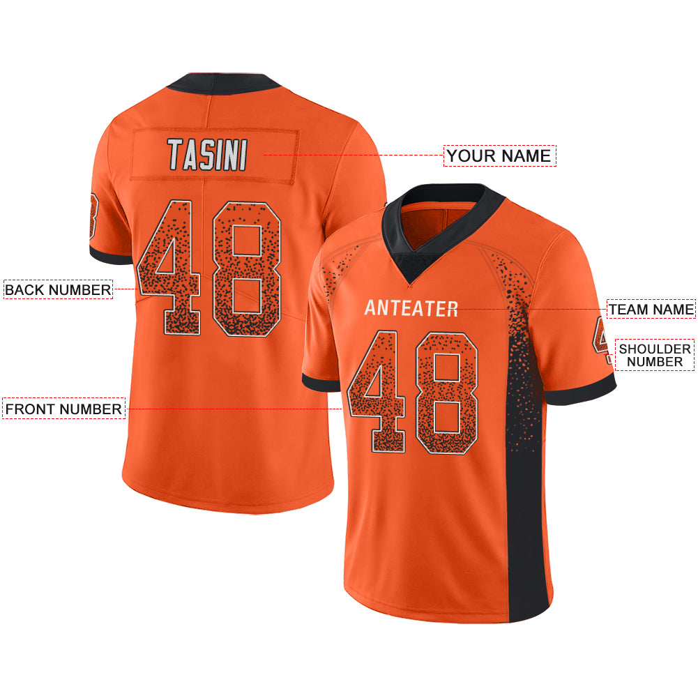Custom Cincinnati Bengals Stitched American Football Jerseys Personalize Birthday Gifts Orange Jersey