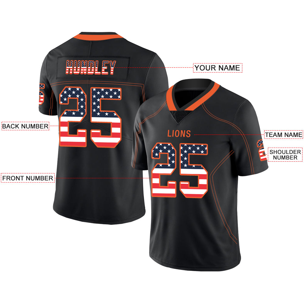 Custom Cincinnati Bengals Stitched American Football Jerseys Personalize Birthday Gifts Black Jersey
