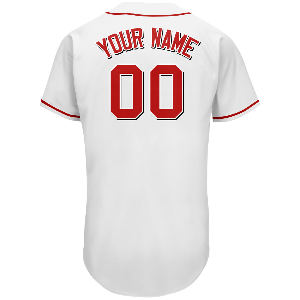 Custom Cincinnati Reds Stitched Baseball Jersey Personalized Button Down Baseball T Shirt