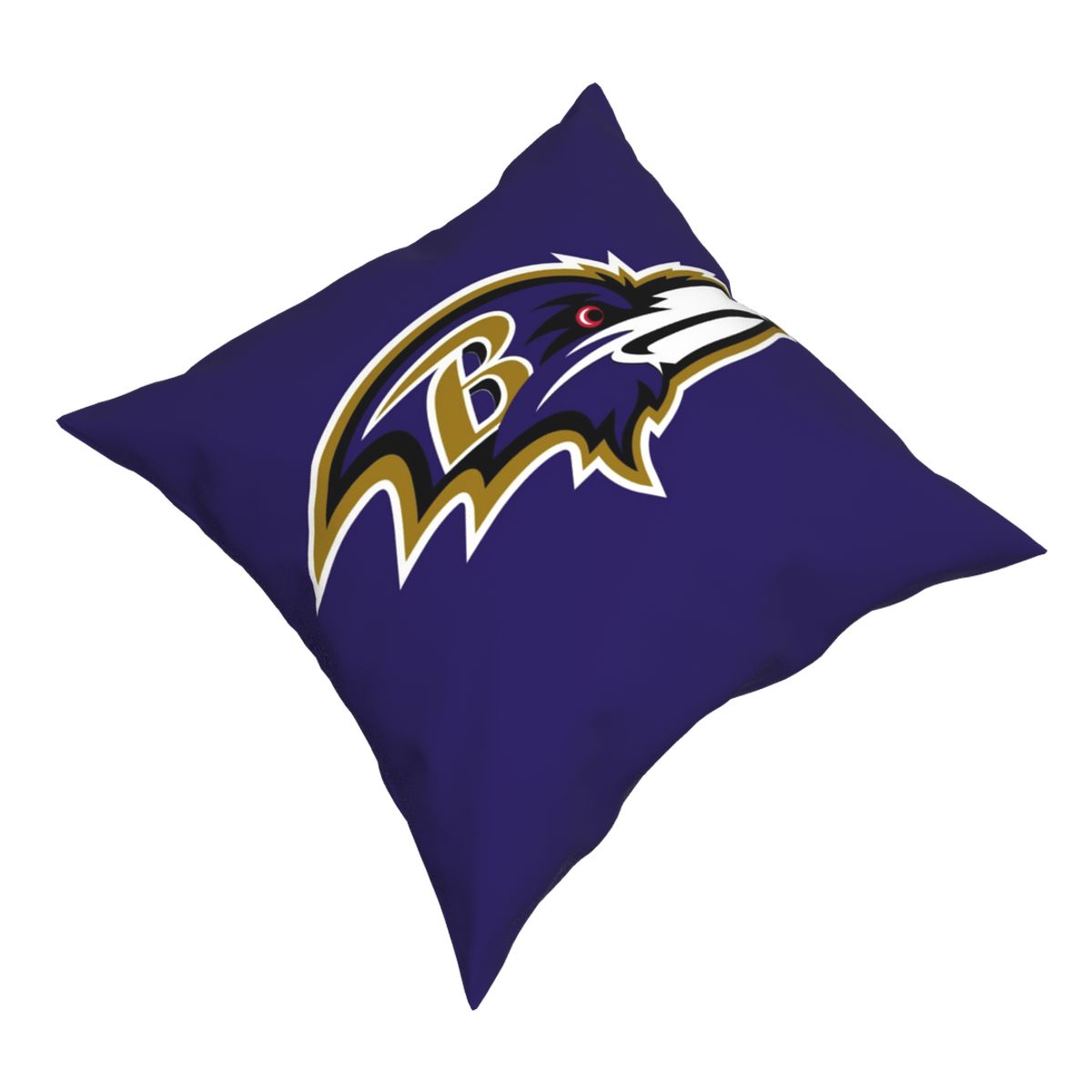 Custom Decorative Football Pillow Case Baltimore Ravens Purple Pillowcase Personalized Throw Pillow Covers