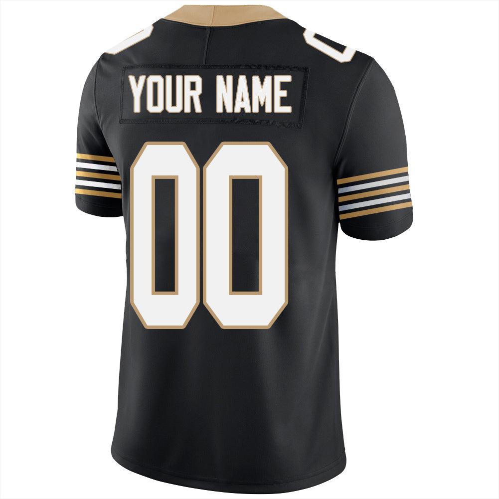Custom New York Giants Stitched American Football Jerseys Personalize Birthday Gifts Black Jersey