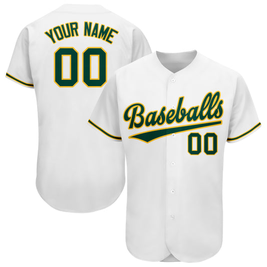 Custom Oakland Athletics Stitched Baseball Jersey Personalized Button Down Baseball T Shirt