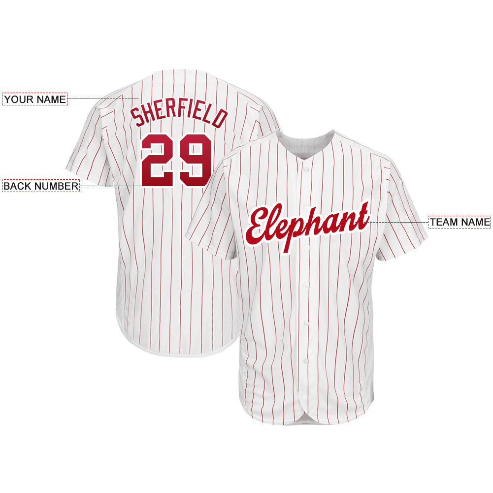 Custom Philadelphia Phillies Stitched Baseball Jersey Personalized Button Down Baseball T Shirt
