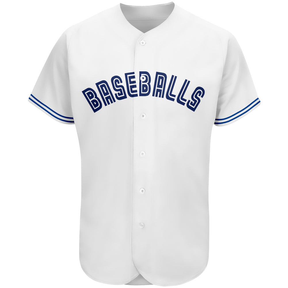 Custom Toronto Blue Jays Stitched Baseball Jersey Personalized Button Down Baseball T Shirt