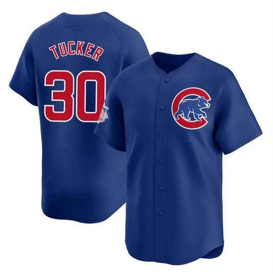 Chicago Cubs #30 Kyle Tucker Royal 2025 Limited Stitched Baseball Jersey