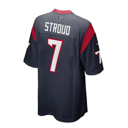 H.Texans #7 CJ Stroud Navy Stitched Football American Jerseys