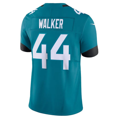 J.Jaguars #44 Travon Walker Teal Vapor F.U.S.E. Limited Stitched American Football Jerseys