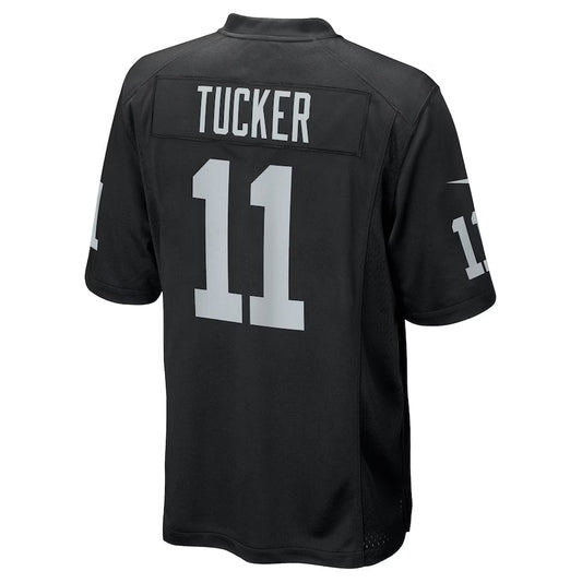 LV.Raiders #11 Tre Tucker Black Team Game Stitched American Football Jerseys