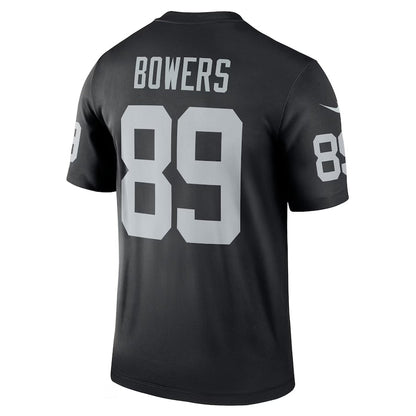 LV.Raiders #89 Brock Bowers Black Team Legend Stitched American Football Jerseys