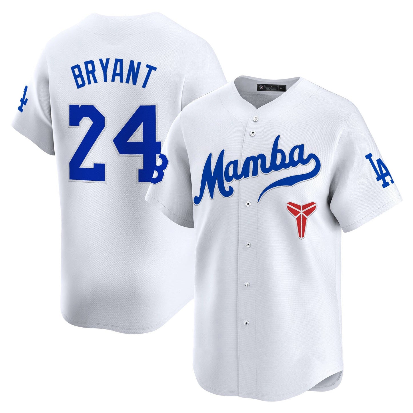 Los Angeles Dodgers #24 Kobe Bryant Mamba Vapor Premier Limited Jersey - All Stitched Baseball Jersey
