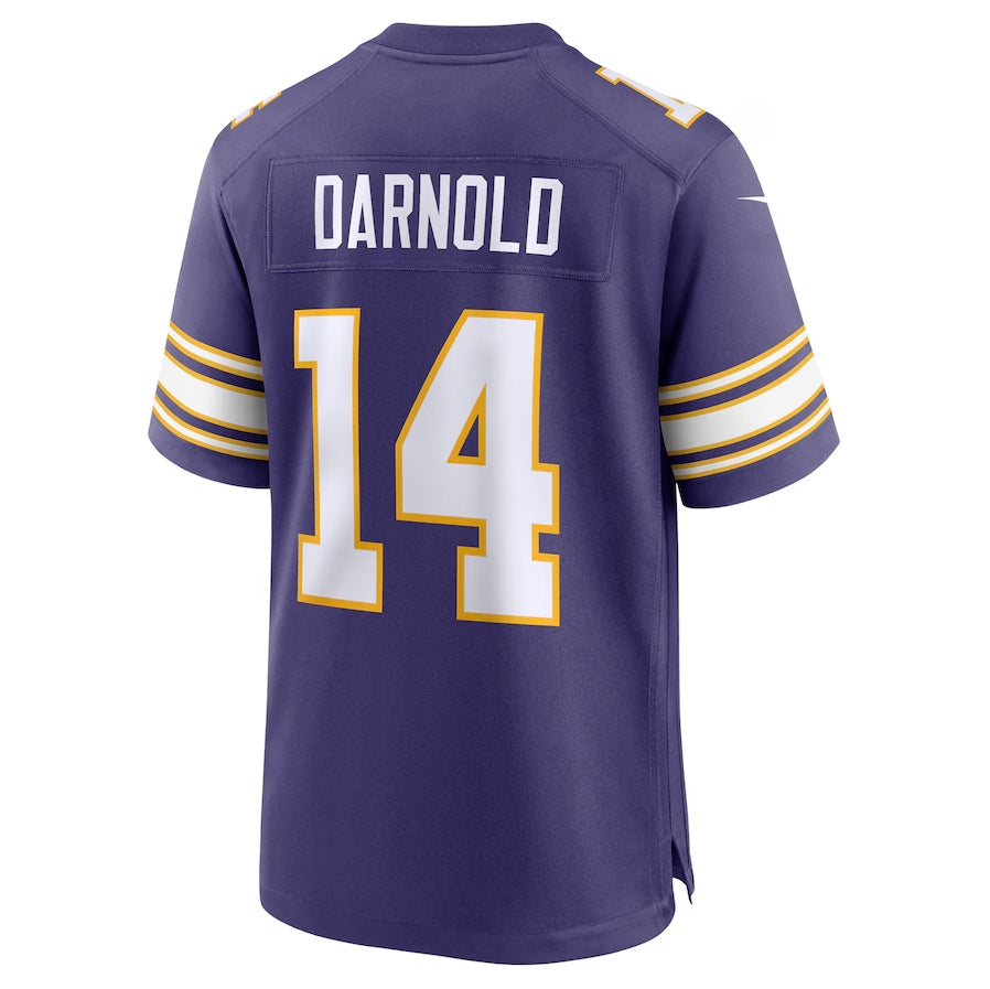 MN.Vikings #14 Sam Darnold Purple Alternate Game Stitched American Football Jerseys