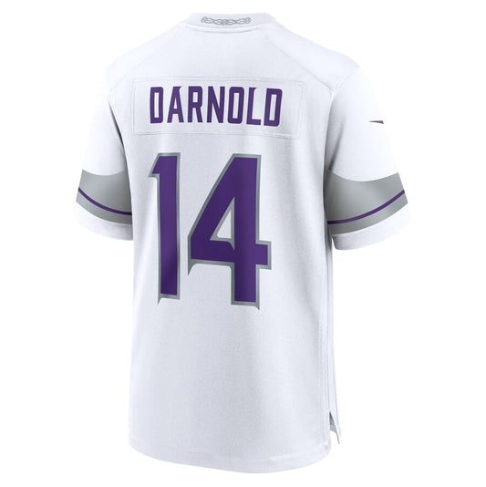 MN.Vikings #14 Sam Darnold White Alternate Game Player Stitched American Football Jerseys
