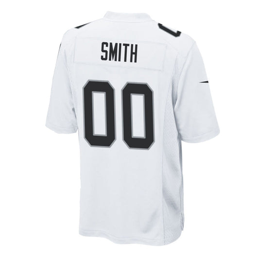 LV.Raiders #00 Geno Smith White Game Stitched American Football Jerseys